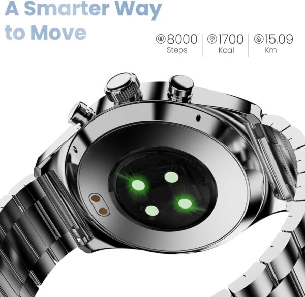 HiFuture Luxury Classy SmartWatch GO PRO2 Silver - Image 5