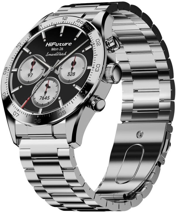 HiFuture Luxury Classy SmartWatch GO PRO2 Silver - Image 2