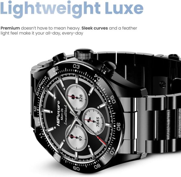 HiFuture Luxury Classy SmartWatch GO PRO2 Black - Image 3
