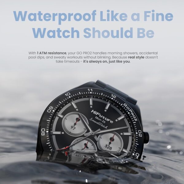 HiFuture Luxury Classy SmartWatch GO PRO2 Silver - Image 8