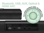 Majority SAXON Soundbar 80W BT/USB/Optical/HDMI - Image 3