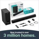 Majority TETON PLUS Soundbar 180W Wireless Subwoofer BT-USB-HDMI - Image 6