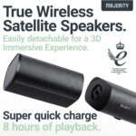 Majority EVEREST Soundbar 300W 5.1 Detach.Speakers Wls-Sub - Image 6