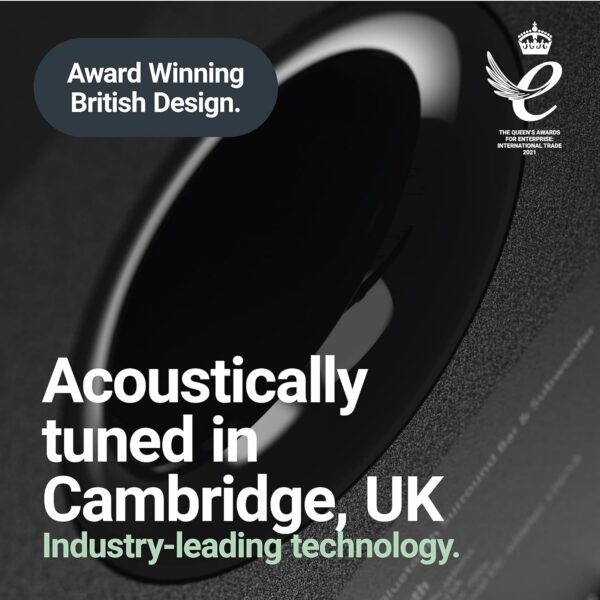 Majority K2 Soundbar 150W BT/USB/Optical/HDMI/Wls-Sub Black (EU) - Image 6