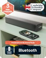 Majority Soundbar SB40 60W BT/HDMI/RC (Oakcastle) - Image 3