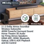 Majority SIERRA PLUS Soundbar 400W 2.1.2 Dolby Atmos Wireless Subwoofer 3xHDMI BT-USB (EU) - Image 2
