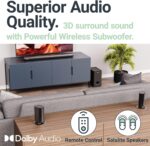 Majority EVEREST Soundbar 300W 5.1 Detach.Speakers Wls-Sub - Image 3