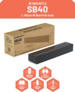 Majority Soundbar SB40 60W BT/HDMI/RC (Oakcastle) - Image 7