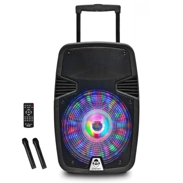 iDance Groove420MK3 12inch Portable PA USB/BT/FM/Disco Light - Image 2