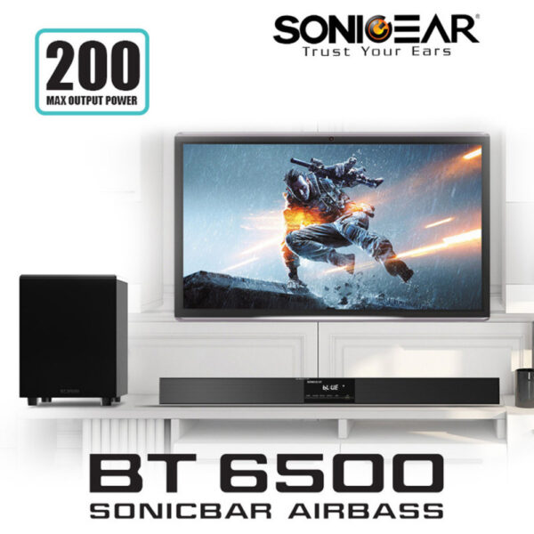 SonicGear Sonicbar BT-6500 Sound Bar Wless SWoofer - Image 2