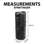 N-Gear LGP-5150 Portable Speaker with Disco Ball 1x Wireless Mic BT/USB & Powerbank Function - Image 6