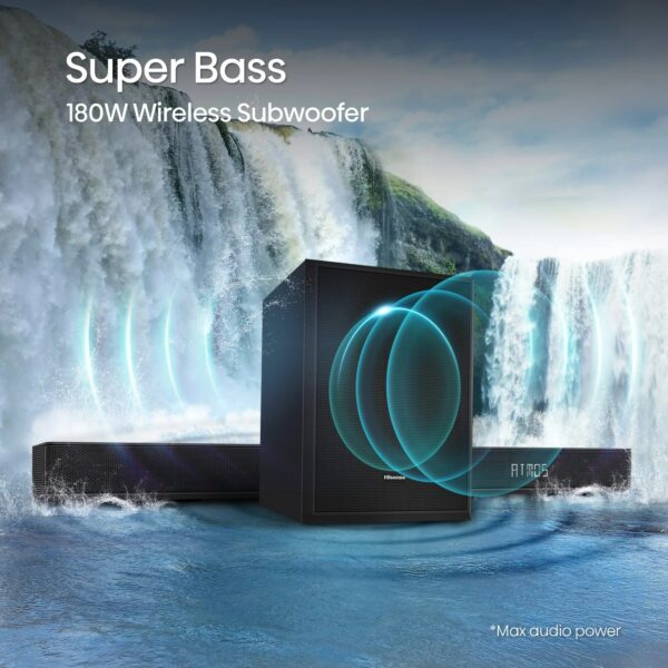 Hisense Soundbar AX3120G 3.1.2 CH 360W BT/USB/Optical DOLBY ATMOS - Image 6