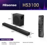 Hisense Soundbar HS3100 3.1 CH 480W BT/USB/Optical - Image 7