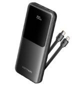 Vention Powerbank 10000mAh 22.5W Built-in USBC+Lighting Black FHOB0