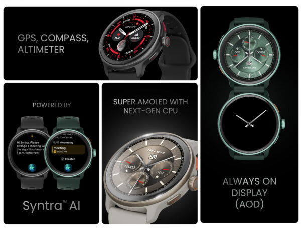 HiFuture VELA Adventure GPS SmartWatch with AMOLED Black - Image 7