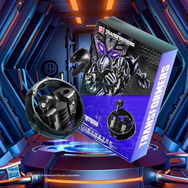 Transformers TWS Earphones TF-T23 Black - Image 8