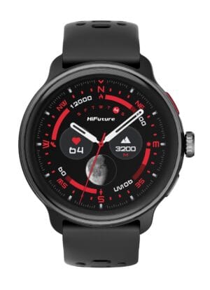 HiFuture VELA Adventure GPS SmartWatch with AMOLED Black
