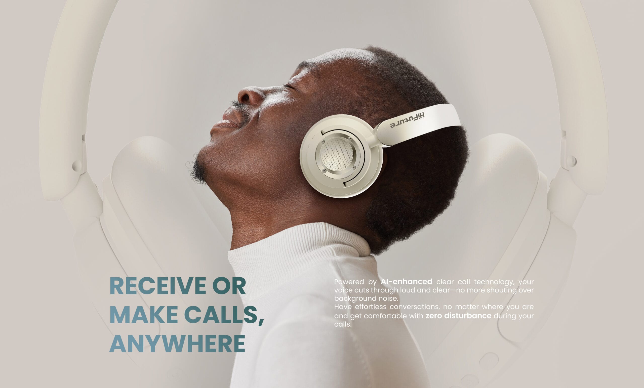 HiFuture Headphones Over Ear FUTURE TOUR X Black - Image 3