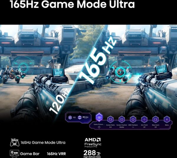 Hisense 75U7Q PRO 75'' 4K Smart QLED MINI LED 165hz TV - Image 8