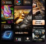 Hisense 55U8Q 55'' 4K Smart QLED MINI LED 144hz TV - Image 4