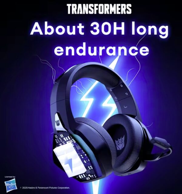 Transformers Wireless Gaming Headset TF-G10 - Image 2