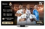 Hisense 75U8Q 75'' 4K Smart QLED MINI LED 144hz TV