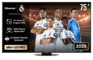 Hisense 75U8Q 75'' 4K Smart QLED MINI LED 144hz TV