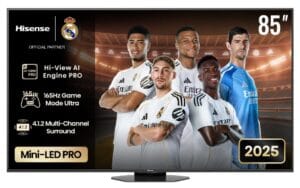 Hisense 85U8Q 85'' 4K Smart QLED MINI LED 144hz TV