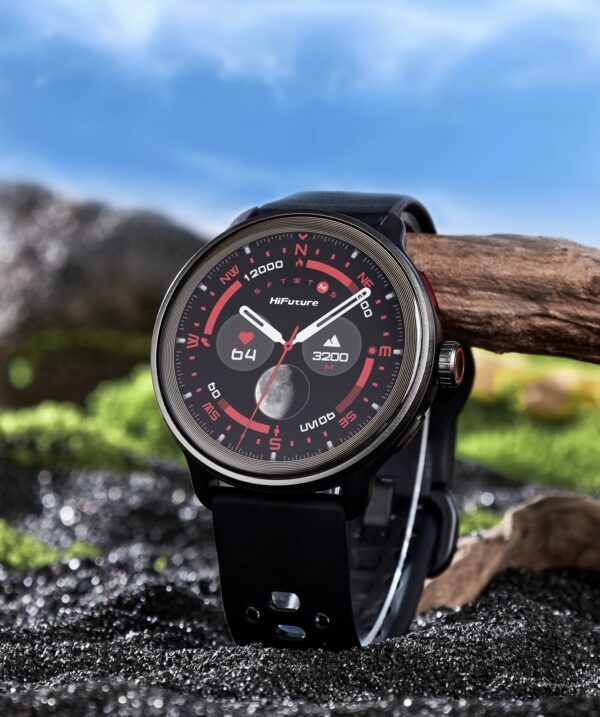 HiFuture VELA Adventure GPS SmartWatch with AMOLED Black - Image 2