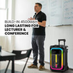 SonicGear Portable Karaoke Speaker 12'' 240W TWS BT/USB 2x Mics HYPERBOX 1300 Pro - Image 4