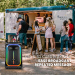 SonicGear Portable Karaoke Speaker 12'' 240W TWS BT/USB 2x Mics HYPERBOX 1300 Pro - Image 5