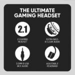 Armaggeddon Gaming Headset 3.5mm 2.1 40mm PULSE 1 Chroma Black - Image 8