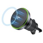 Unitek Charge Car Wireless Qi2 Magnetic 15W & AirVent Mount P1404A - Image 2