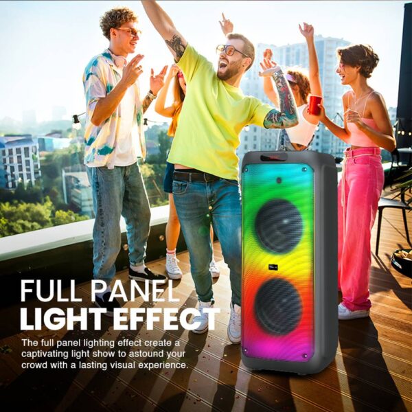 SonicGear AudioXPro1200HD 2 x 12'' Portable Karaoke Speaker with 2 x Wireless Microphones - Image 11