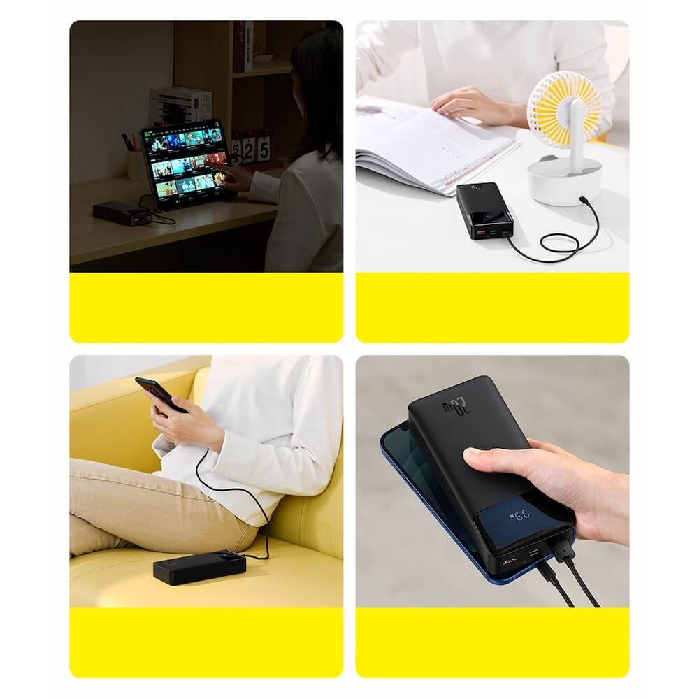 Baseus Powerbank 20W 10000mAh Bipow Black - Image 19