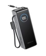 EcoFlow Charge Powerbank RAPID 25000mAh 170W + 100W Built-In & Retractable Cable Black
