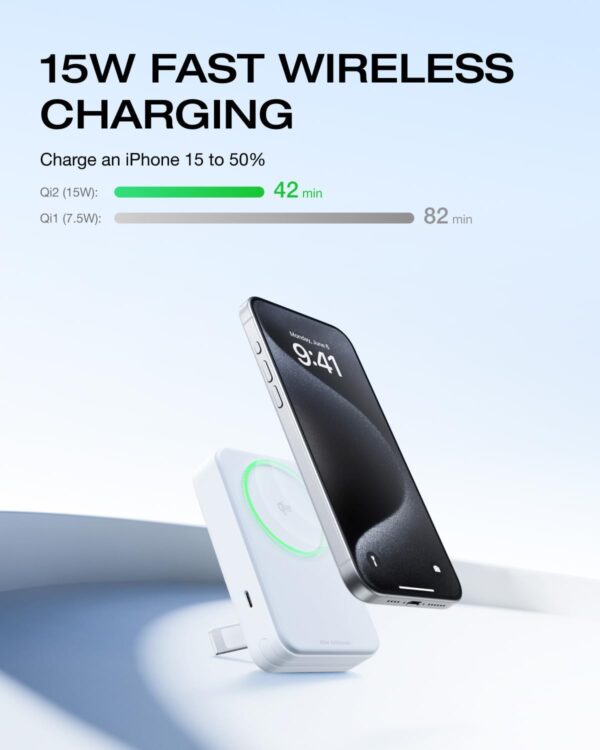 EcoFlow Charge Powerbank Magnetic RAPID 10000mAh Silver - Image 10