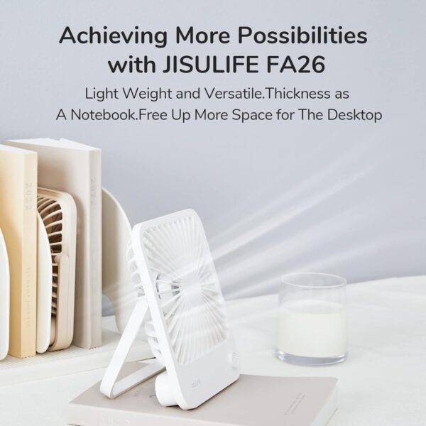 Jisulife Desktop Fan Powerbank Out FA26 White - Image 16