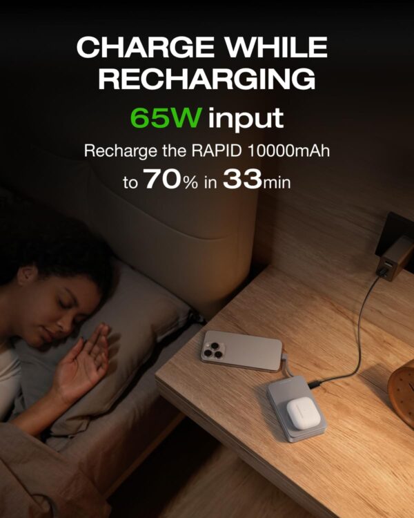 EcoFlow Charge Powerbank Magnetic RAPID 10000mAh Silver - Image 12