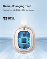 Baseus Wireless Headphones Over Ear ANC Bowie H1i White - Image 17