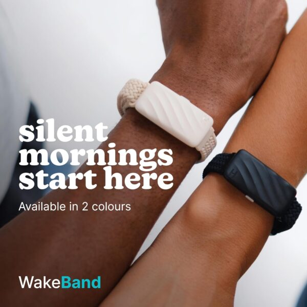 HoMedics Wakeband Vibrating Alarm Wristband Black SS-WB100BK-WW - Image 2