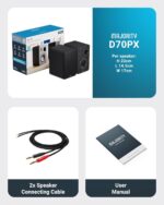 Majority Speakers Passive 2.0 Set D70X 60W Black (pair) - Image 13