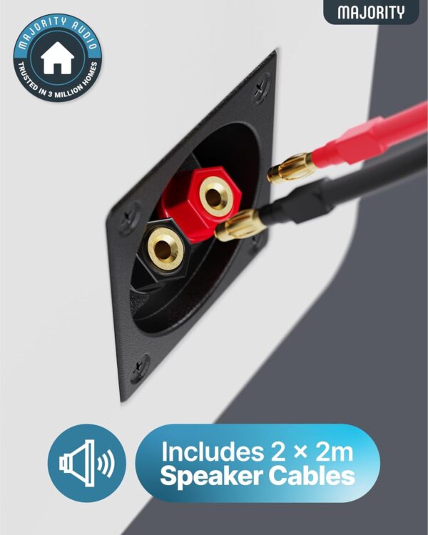 Majority Speakers Passive 2.0 Set D70X 60W White (pair) - Image 5