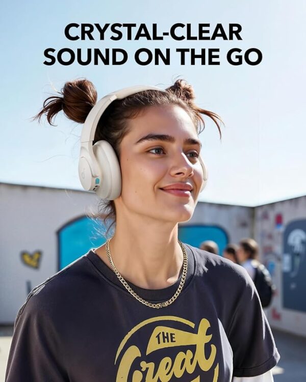 Anker Soundcore Q11i Over Ear Wireless Headphones HiRes Audio White - Image 6