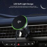Unitek Charge Car Wireless Qi2 Magnetic 15W & AirVent Mount P1404A - Image 7