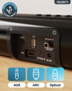 Majority Soundbar NAGA 80 140W 2.1 3D Sound Built-in Sub - Image 6