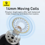 Baseus Earphones Wired Type C CZ17 Black - Image 16
