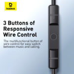 Baseus Earphones Wired Type C CZ17 Black - Image 17
