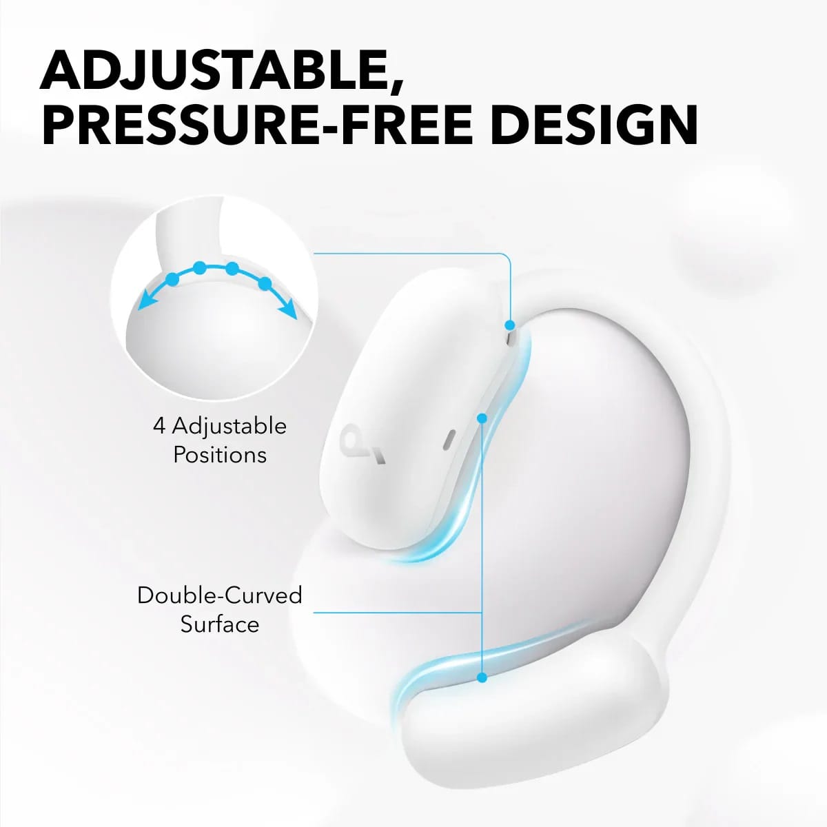 Anker Soundcore TWS Earphones Open Air AeroFit 2 White - Image 5