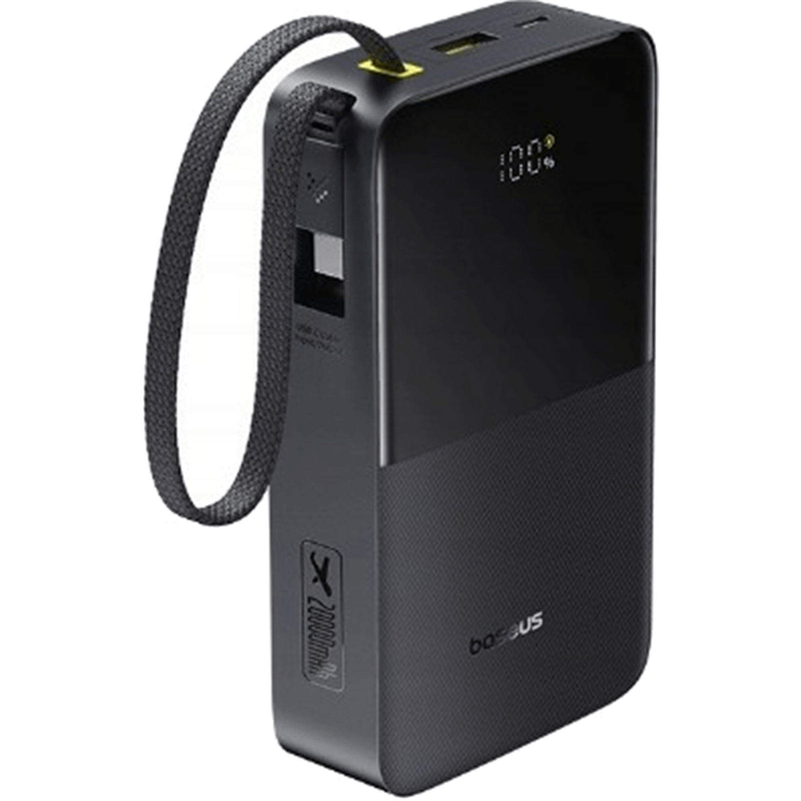 Baseus Powerbank 22.5W 20000mAh + Display EnerFill FC51 Bipow2 Pro  Black